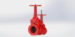 Flange Or Groove Type Ul Gate Valve Non Rising Stem Resilient Seated Ductile