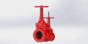 Wholesale Resilient Seated Valve For Fire Service , Red Stainless Steel Gate Valve from china suppliers