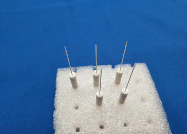 Custom Zirconia Ceramic Pin Gauge Plug Gages Zro2 Pins High Corrosion Resistant