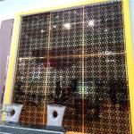 mordern stainless steel room divider screen Dubai style for hotel room