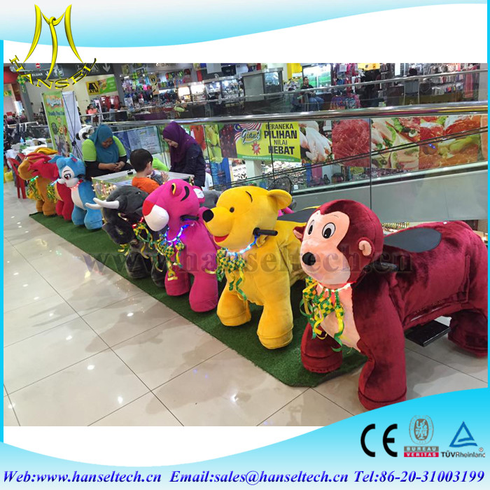 Hansel childrens electric car and plush motorized mobility scooters