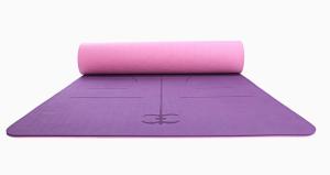 Wholesale TPE Non-Slip Yoga Mat 6mm Eco-Friendly And Tasteless Fitness &amp; Workout Mat with Body Alignment System For Yoga, Pilates from china suppliers