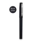 Black Matte Plastic Carbon Based Ink Gel Pen 0.5mm For Office Hotel Bank
