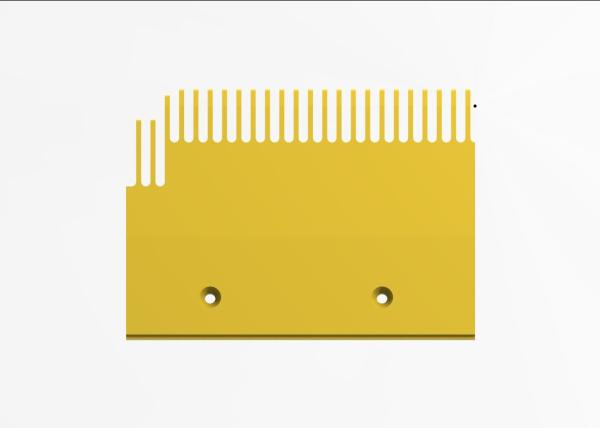 CNAS Powder Coated Escalator Floor Plate Escalator Comb Plate With Plastic