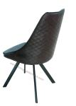 Modern Metal Legged Dining Chairs Grey Robust Legs Slip Proof Home Furniture