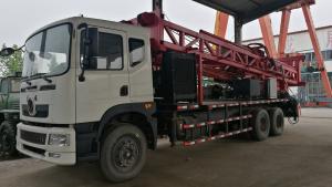 Wholesale High Speed Truck Mounted Drilling Machine , Geotechnical Drilling Equipment Red from china suppliers
