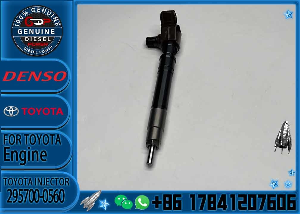 Original Diesel Common Rail Fuel Injector 23670-0E010 295700-0550 23670-0E020 295700-0560 For Toyota Hilux 1GD