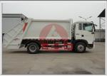 Heavy Duty Garbage Compactor Good Sealing Truck Easy Dumping Big Size