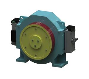 Wholesale ZFW400L S Dia.400mm Lifting Elevator Traction Machine Gearless Driving Motor 630 - 1050Kg from china suppliers