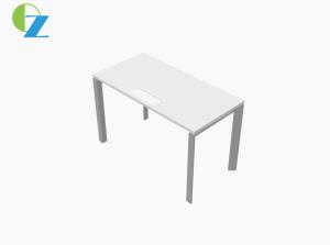 Wholesale Modern MFC One Person Office Workstation Desk Minimalist White Color from china suppliers