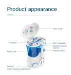 Teeth Whitening Countertop Water Flosser 600ml Electric Jet