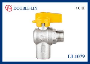Wholesale Aluminium Handle Female x Male F1/2&quot;x M1/2&quot; Brass Gas Valves from china suppliers