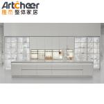 Indoor and Outdoor Kitchen Grill with Fridge Cabinet Italian Design Island