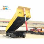 Tarpaulin End Dump Grain Trailer