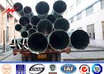 Anti Corrosion Electric High Mast Monopole Antenna Tower With Climbing Ladder