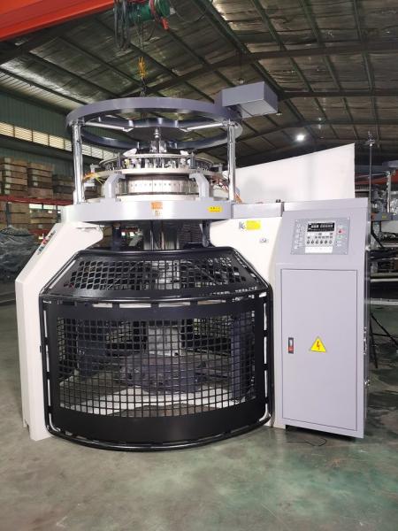 4 Tracks Professional Fleece Knitting Machine 30RPM Three Thread Circular