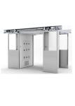 Powder Coated Steel Automatic Sliding Door Air Shower Tunnel For Electronic