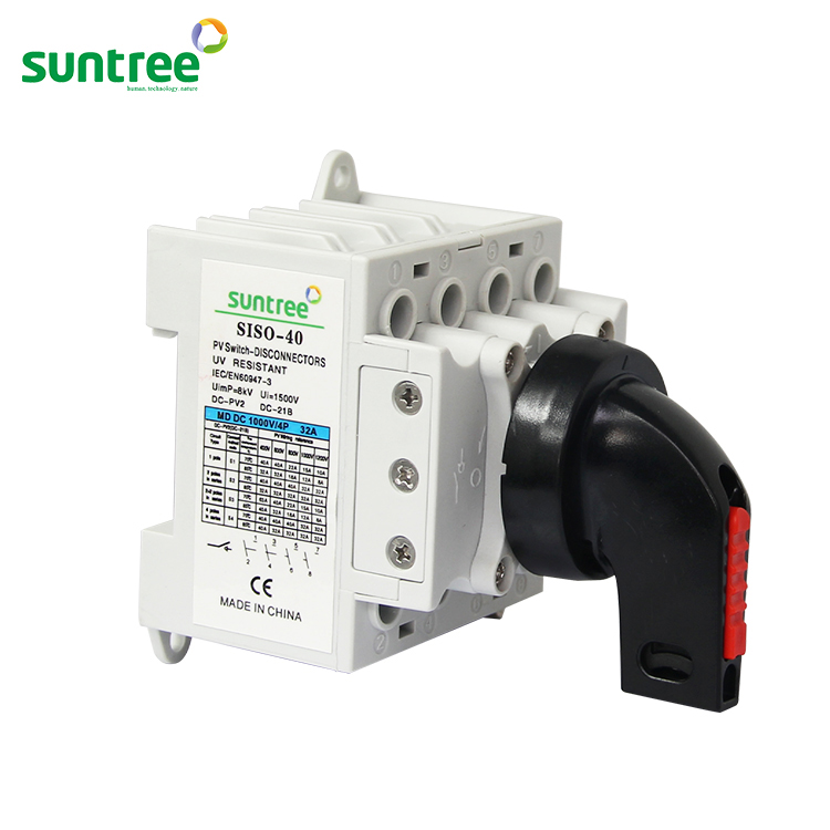 SISO-40 1200V Rotary Isolator Switch For Solar PV System