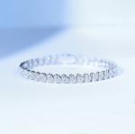 3.0ct 18K Gold Diamond Bracelets 16cm Tennis Friendship Bracelet