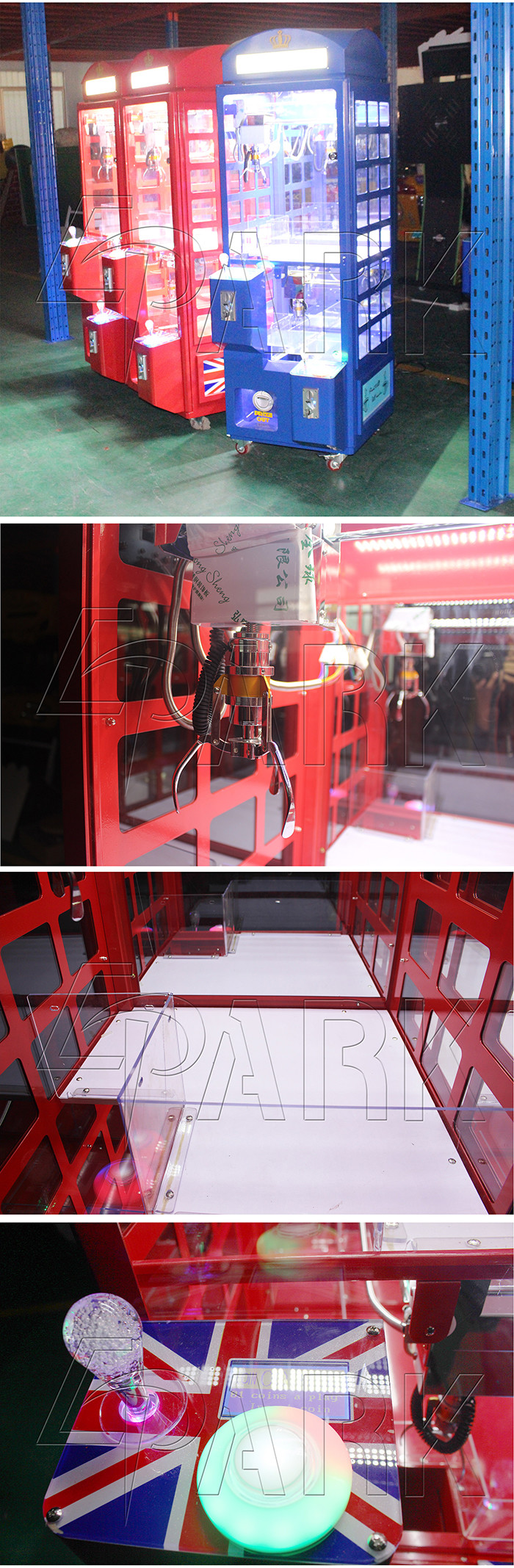 1 Player Catch Toy Claw Arcade Crane Game Machine