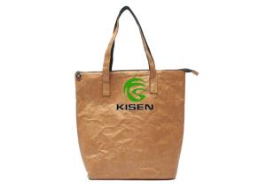 Wholesale Unti Tear Dupont Tyvek Shopping Bag Water Resistant Brown Color For Ladies from china suppliers