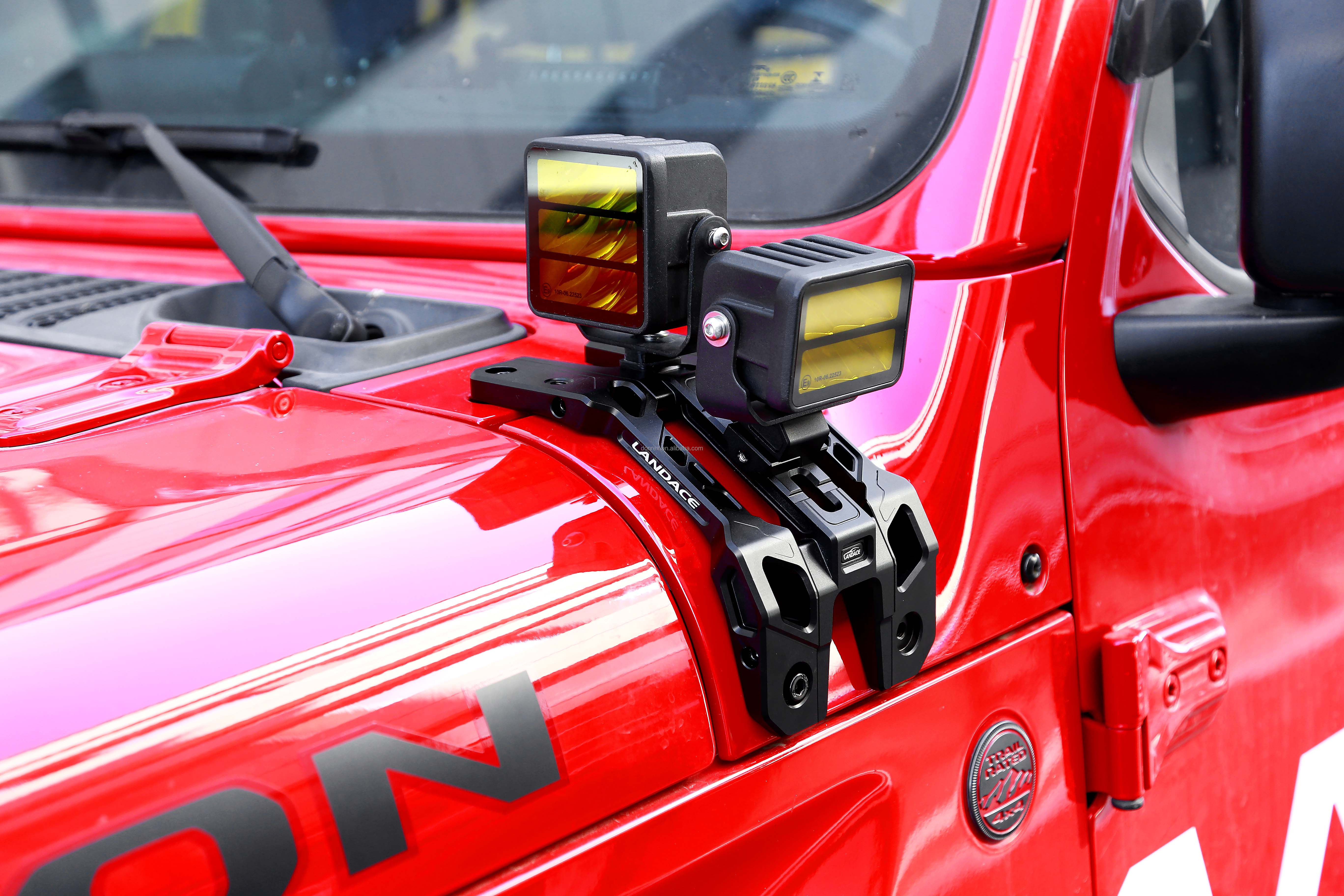 Aluminum Alloy A Pillar Light Bracket Black Jeep Jl A Pillar Light Mounts
