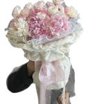 Flower Party Factory Wholesale New Products Pearl Silk Flower Gift Packaging
