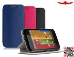 New Hot Selling 100% Qualify Ultra Thin PU Flip Leather Cover Case For MOTO G