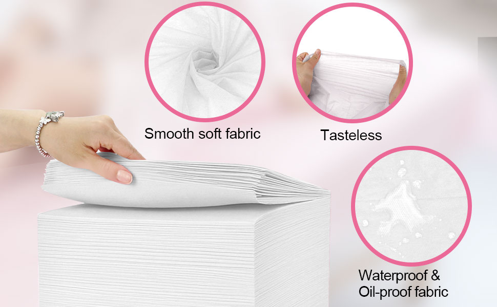 Disposable Massage Table Sheets 31" X 71" - Non-Woven Fabric Bed Covers For Spa, Massage, Beauty & Tattoos - Breathable, Hygienic