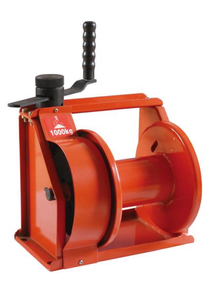 250kg to 1500kg orange Hand Lifting Winch for terminals / construction / marine