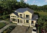 Steel Frame Laminate Floor Eps Sandwich Panel Prefab Villa Prefabricated Villas