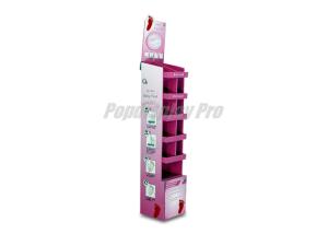 Wholesale Retail Temporary Personal Skin Care 5-shelf Promotional Cardboard POP Display from china suppliers
