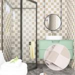 Ceramic Tile Brick Design Waterproof Wallpaper for Kitchen 3D PVC Self Adhesive
