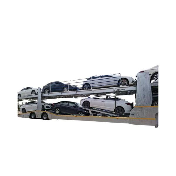 6-8 Position 2 Axles Double Deck Roof SUV Car Carrier Truck Semi Trailer