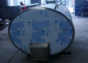 Wholesale 1000L Manual / Automatic Milk Cooling Tank Horizontal Vacuum Milk Chiller from china suppliers