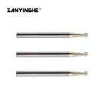HRC63 Carbide Tapered Ball End Mills Drill Cutting Tool