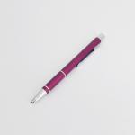 Aluminum Barrel Press Metal Ball Pen 1.0mm Matt Aluminum Ballpoint Pen Non-slip