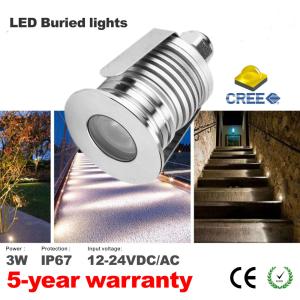 Wholesale Mini Led Deck Lights DC12V Low Voltage Outdoor Lighting IP67 Recessed spotlights Led Buried light Exterior Lighting from china suppliers