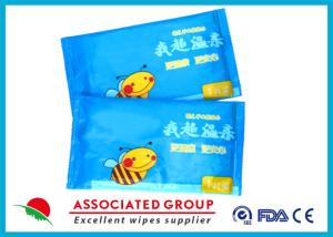 Wholesale Single Piece Baby Wet Wipes , 55gsm 10PCS / Bag Water Baby Wipes No Fragrance Mini Size from china suppliers