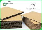 Light Weight 3 Ply Color Corrugated Board For Packaging Boxes 50 * 70cm