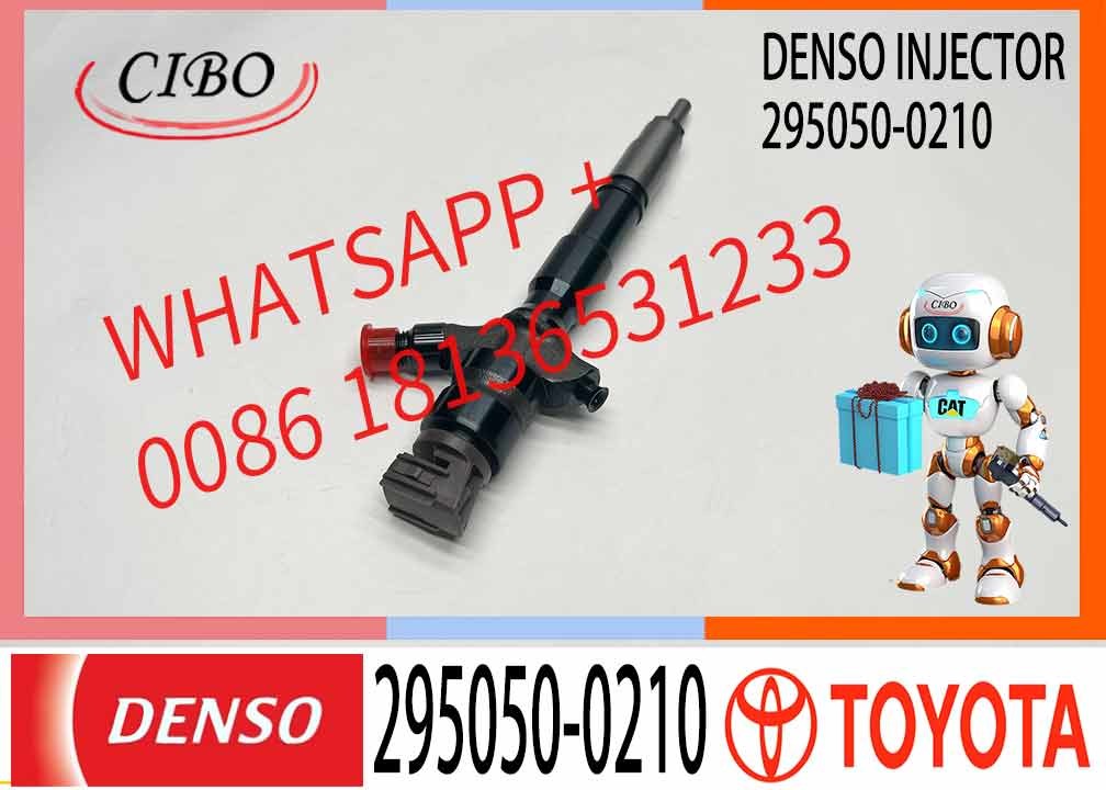 Common Rail Injetor 295050-0210 For TOYOTA 1KD-FTV 23670-39455 295900-0200 295900-0280