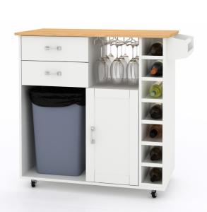 Wholesale Drawers Movable Kitchen Island Home / Commercial 7 Foot Kitchen Island With Seating from china suppliers