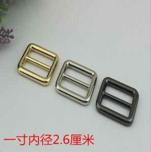 Wholesale Personalized fashion nickel free light gold 26 mm bag metal slide buckles for leather from china suppliers