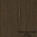 Decorative Ebony Wood Veneer Black Oak H4205 Straight Cut For Cabinet Face