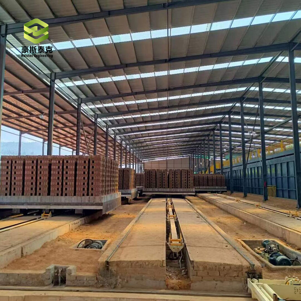 250000kg Brick Burning System Tunnel Kiln Energy Saving Efficient