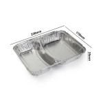 Disposable alu alu foil baked containers food delivery packing foil lid