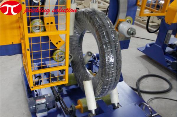 Quality Jinglin Vertical Type Automatic Tire Film Stretch Packing Machine For Various Tires 100Kg for sale