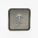 Square DC24V/12V stainless steel elevator button with Braille
