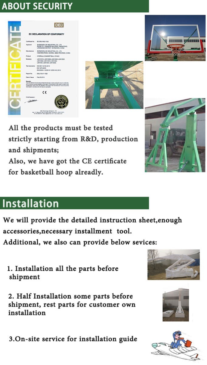 Club Grade Portable Basketball Stand With Shock Absorption Professional Balance