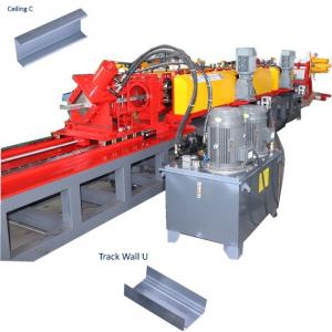 Wholesale Galvanized Metal Stud And Track Wall Framing Profile Rolling Forming Machine from china suppliers